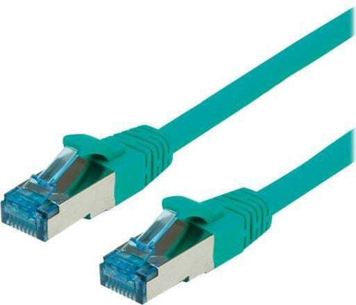 Value S/FTP Kat.6a Gigabit Netzwerkkabel Ethernet 1m Grünes