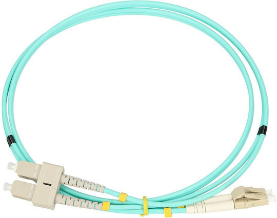 Extralink Καλώδιο Οπτικής Ίνας LC/UPC-SC/UPC 1m Μπλε