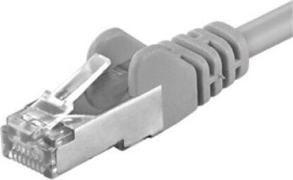PremiumCord S/FTP Cat.6a Gigabit Network Cable Ethernet 5m Gray