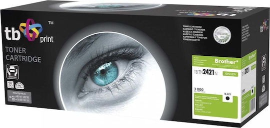 TB Print Compatible Toner for Laser Printer Brother , TN2421 Black