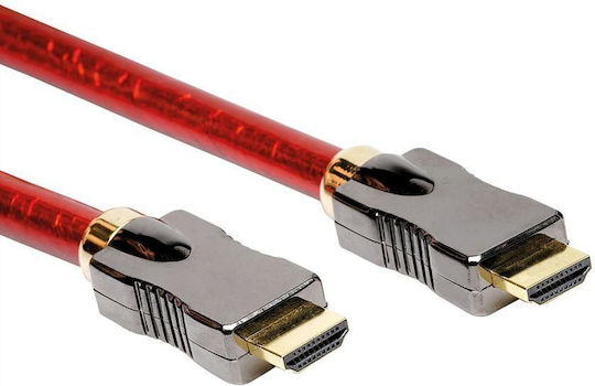 Roline Kabel HDMI-Stecker - HDMI-Stecker 5m Rot