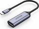 Unitek Μετατροπέας USB-C male σε DisplayPort female Γκρι 1τμχ V1415A