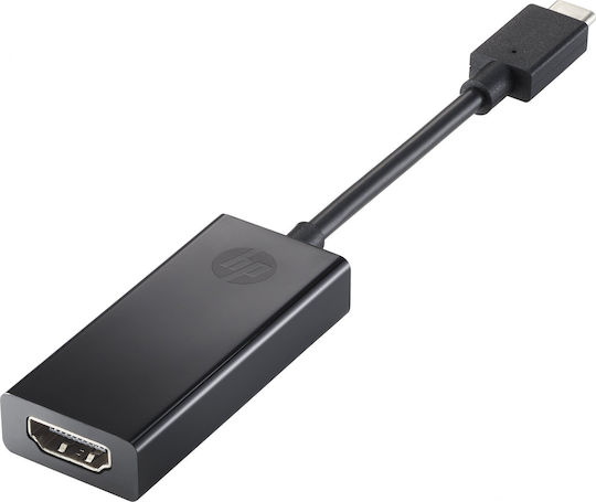 HP Μετατροπέας USB-C / HDMI male σε USB-C / HDMI female 1τμχ 4SH07AA