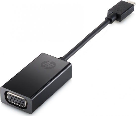 HP Μετατροπέας USB-C / VGA male σε USB-C / VGA female 1τμχ 4SH06AA