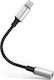 InLine Μετατροπέας Lightning male σε Lightning female Ασημί 1τμχ 31440