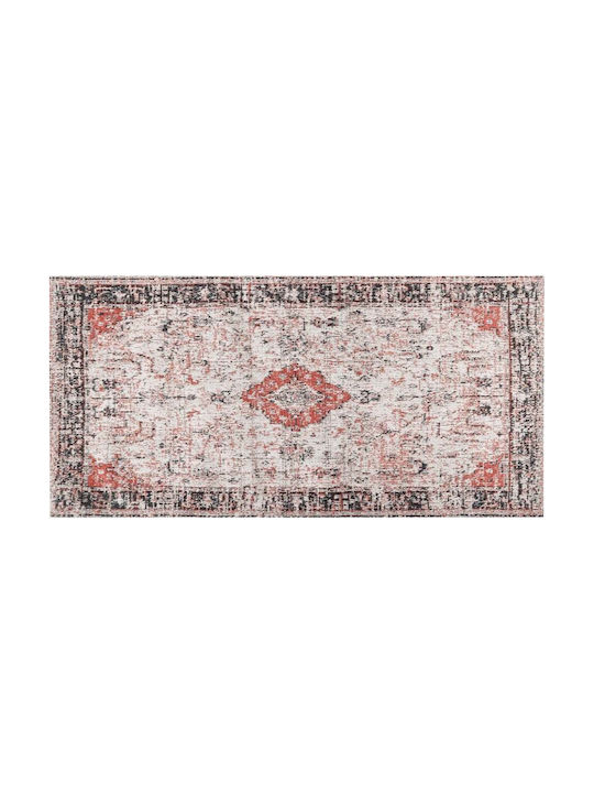 Beliani Covor Rectangular Bumbac Red With Beige