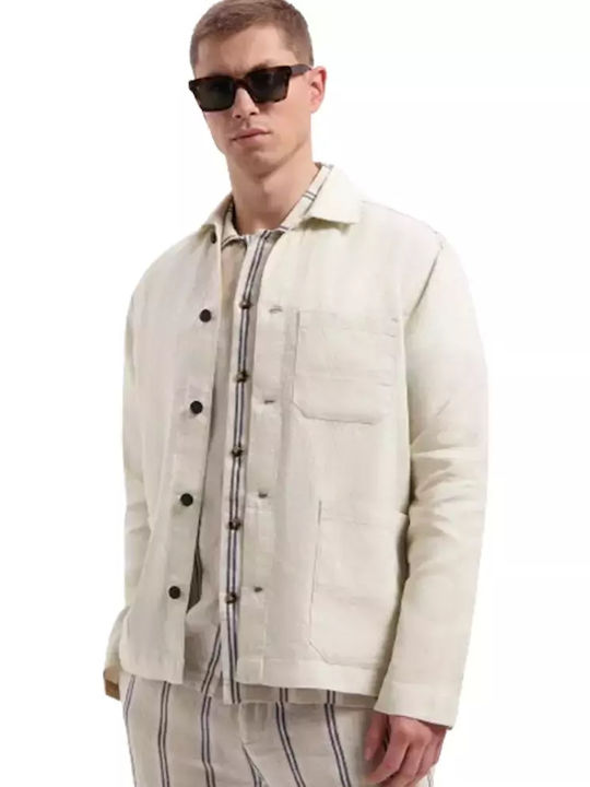 Dstrezzed Herren Jacke Lässig Off White