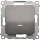 Kontakt-Simon Wall Switch Basic One-Way Gray