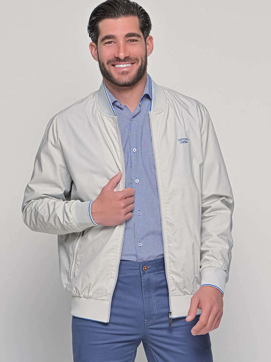 Lexton Herren Jacke Lässig Grey