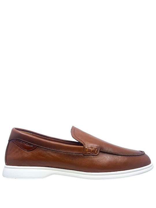 Ambitious Men's Leather Moccasins Tabac Brown