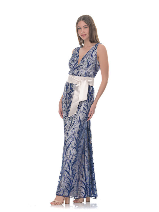 Farmaki Maxi Dress Blue