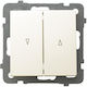 Ospel Recessed Wall Switch Lighting Two-Way wit...