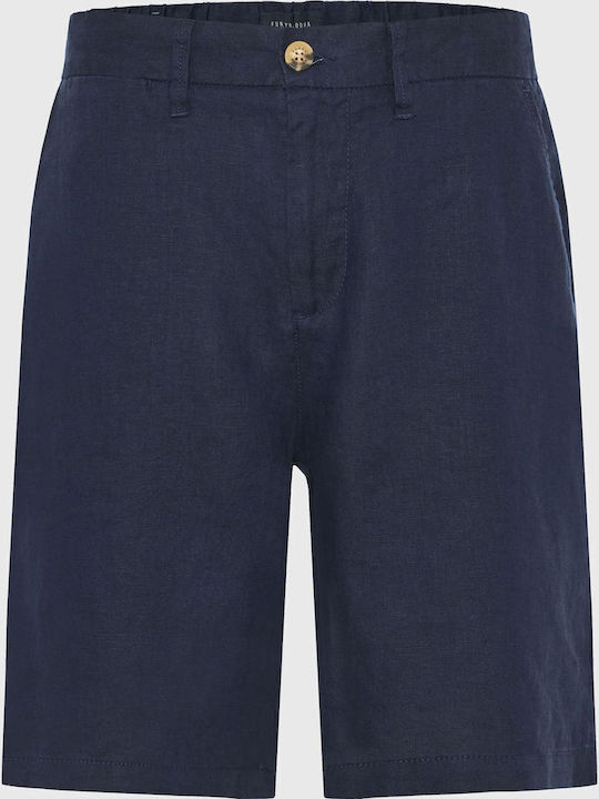 Funky Buddha Ανδρική Βερμούδα Chino Navy Μπλε