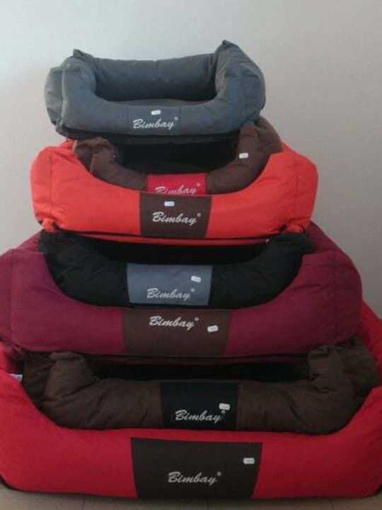 Bimbay Sofa Dog Bed Burgundy 80x65cm