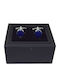 Giovani Rossi Cufflinks in Blue Color