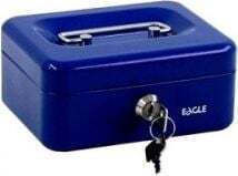Eagle Fortress Kassenschrank mit Schloss 120-1035 Blau