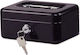 Eagle Fortress Cutie de Bani cu cheie 120-1023 Negru