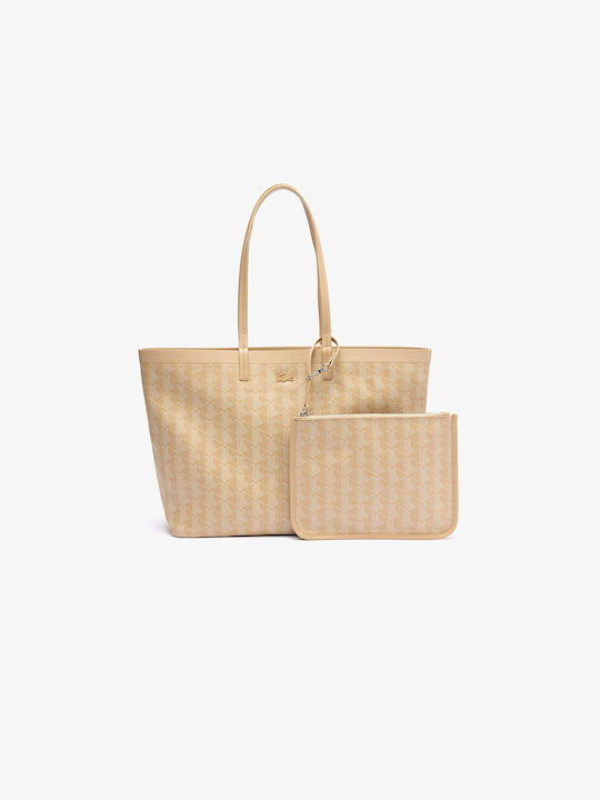 Lacoste Women's Bag Shopper Shoulder Beige