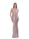 Farmaki Maxi Evening Dress Pink