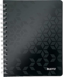 Leitz Wow Caiet A5 80 Foi Negru