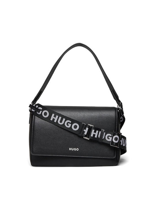 Hugo Γυναικεία Τσάντα Ώμου Μαύρη