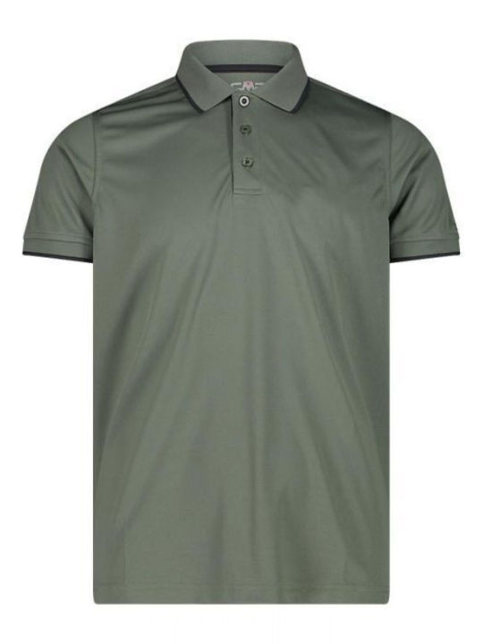CMP CMP Herrenbluse Sportlich Kurzarm Salvia