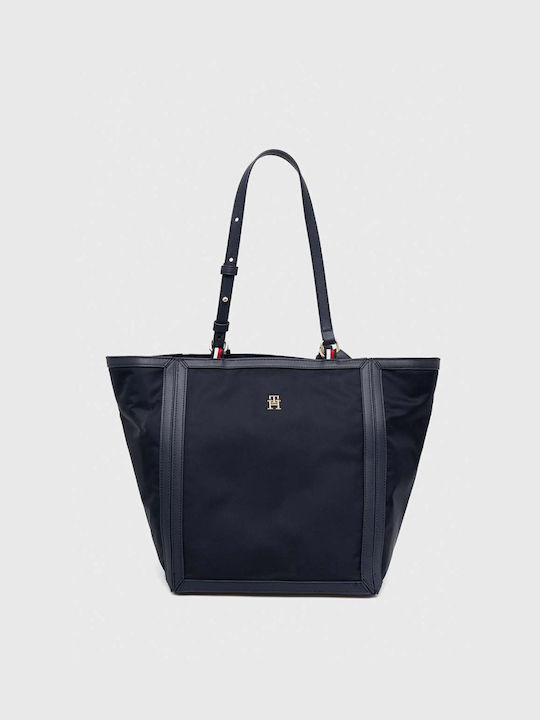Tommy Hilfiger Women's Bag Shopper Shoulder Navy Blue