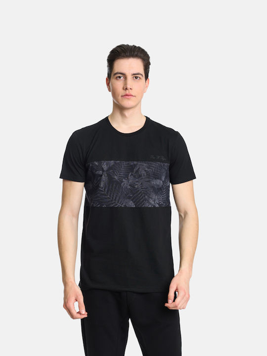 Paco & Co Herren T-Shirt Kurzarm Black