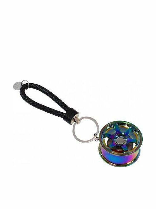 Mtuning Keyring Jr3 Te37 Neochrome Wheel Keyring