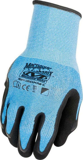 Mechanix Wear Mechanix Speedknit Gloves for Work Blue Nitrile 1pcs