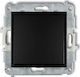 Karlik Recessed Wall Switch Lighting One-Way without Frame Black