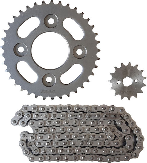 Kit lanț și pinion pentru Honda Wave 110