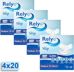 Rely Slip Super Πάνες Medium 4x20τμχ