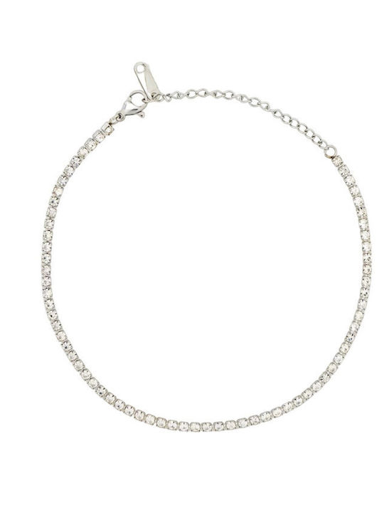 Ro-Ro Accessories Αλυσίδα Ποδιού από Ανοξείδωτο Ατσάλι