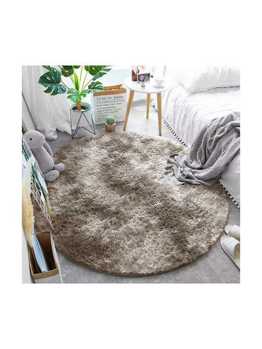 Strado Carpets Covor Rotund Bej