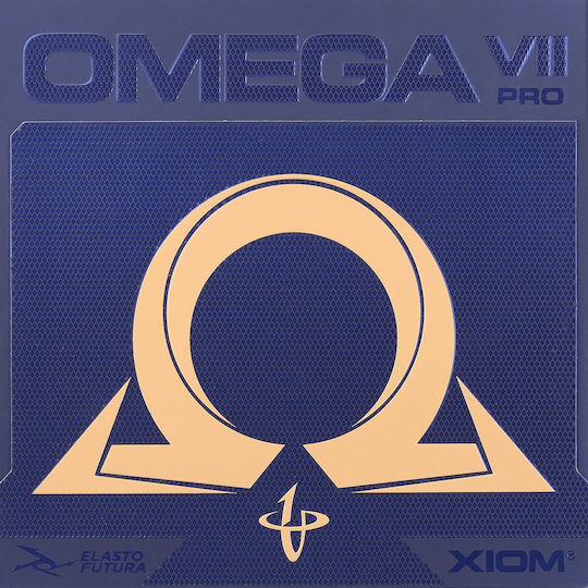 Xiom Xiom Omega VII Pro Black Max Λάστιχο Ρακέτας Ping Pong σε Μαύρο χρώμα 62020