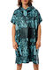 Bee. Unusual. Pina Nero Strandponcho aus Mikrofaser Schwarz