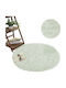 Strado Carpets Rug Round Shaggy White