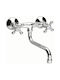 Ferro Kitchen Faucet Wall Gray