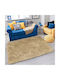 Strado Carpets Shaggy Rectangular Rug Cappuccinocamel (Light Brown) 60x90cm