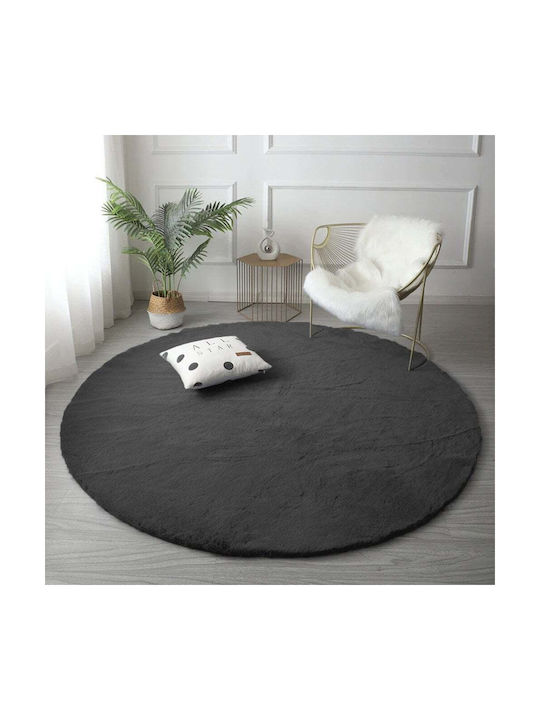 Strado Carpets Covor Rotund Gri