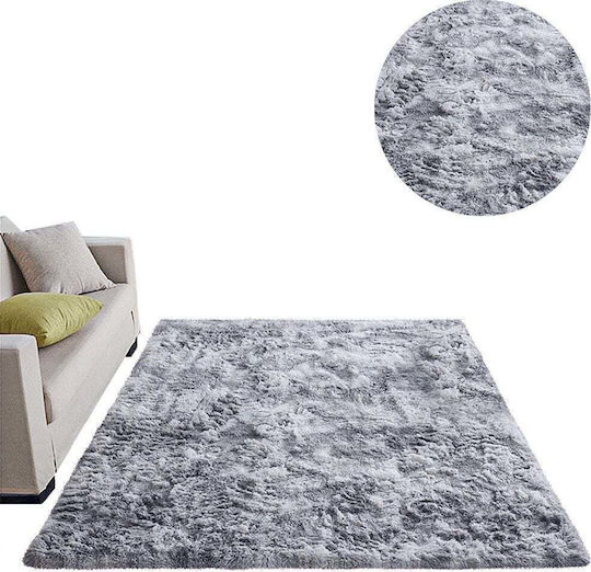 Strado Carpets Χαλί Ορθογώνιο Shaggy Light Grey 140x200cm