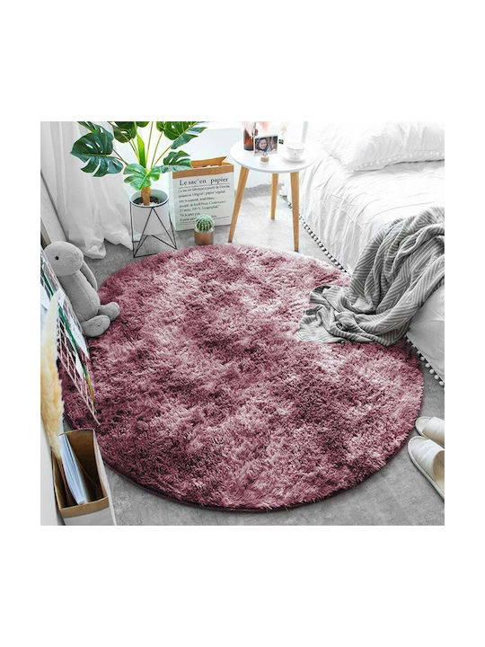 Strado Carpets Χαλί Στρογγυλό Red