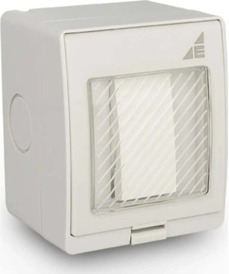 Elektro Plast Waterproof Wall Switch Lighting One-Way with Frame Turquoise