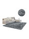 Strado Αντιολισθητικό Χαλί Ορθογώνιο Shaggy Dark Silver 250x300cm