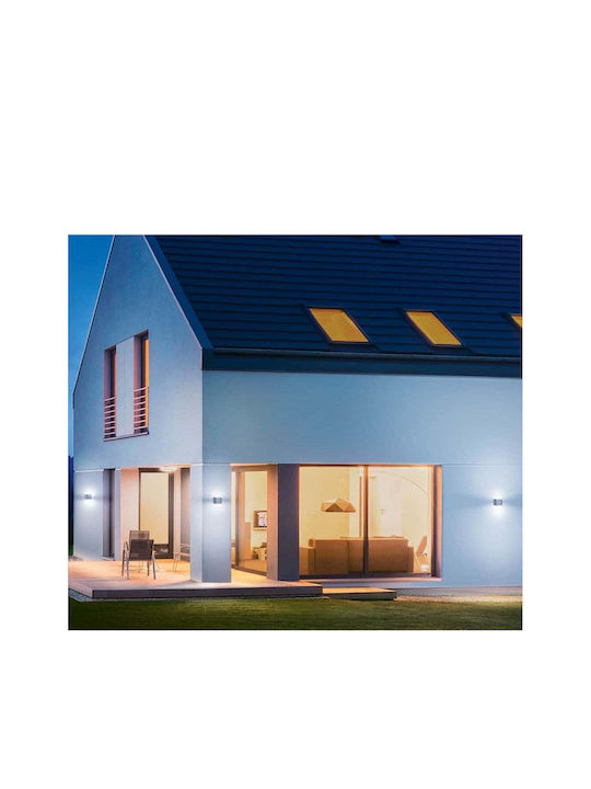 Steinel L 840 Επιτοίχιο Εξωτερικό Φωτιστικό LED 9.5W 3000K 18.4x18.4x18.2εκ.