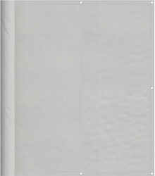 vidaXL Separator de Umbrire Gri Cu cerc & cu st...
