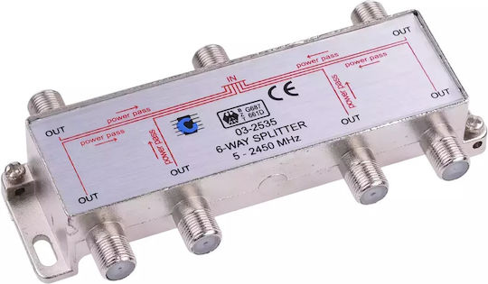 Cabletech Splitter Satelliten V31AC-LEC-ZLA0638 5901436728559