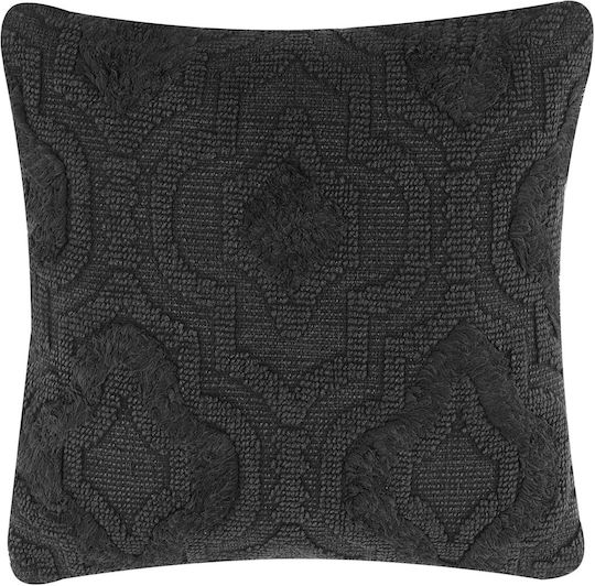 Beliani Μαξιλάρι Καναπέ από 100% Βαμβάκι Grey 45x45εκ.