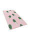 Beliani Rug Rectangular Pink